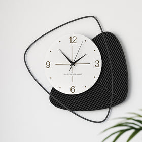 Minimalist Triangle Geometric Wall Clock
